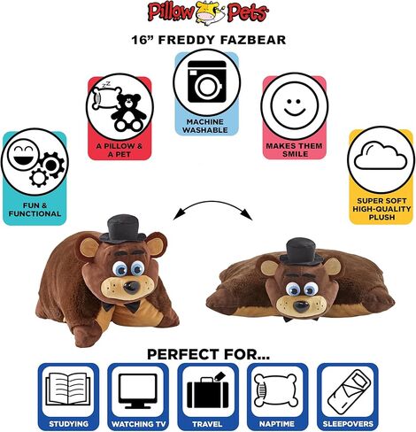 وسادة للحيوانات الأليفة فايف نايتس ات فريدي - فريدي فازبير، حيوان محشو، 40.64 سم in Kuwait
