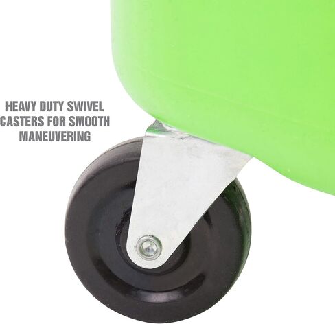OEMTOOLS 87032 9 Gallon Upright Portable Oil Lift Drain with Oil Pan Funnel, for Changing Car and Truck Motor Oil, Adjustable Height, Oil Drain Container , green in Saudi Arabia