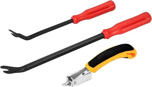 أداة سحب تنجيد 3 باك، إزالة الدبابيس لإطار صور أرضية الأثاث، تنجيد مزيل سحب التيلة، أداة سحب الأظافر لإزالة جميع أنواع الدبابيس للأثاث، الأرضية، العلبة الخشبية، الكرتون in Kuwait