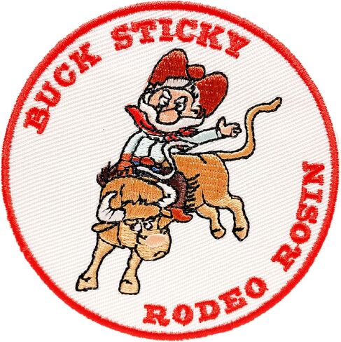 Rodeo Rosin - Rodeo Vest Patch -3 Inch Self Stick Embroidered - Bull Riding & Rough Stock Gear and Rodeo Equipment in Saudi Arabia