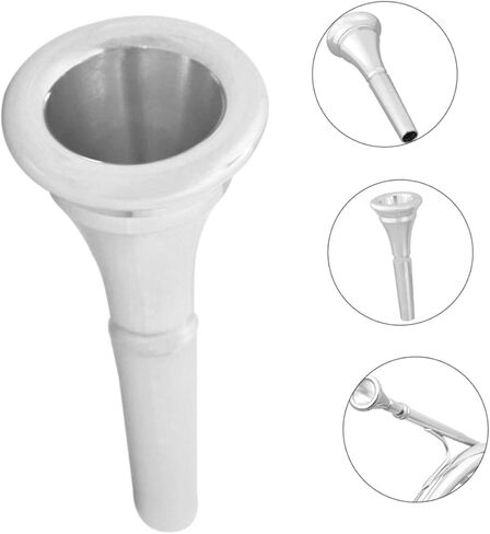 Mikinona French Horn Accessories Music Replacement Professional Cavalry Instrument Useful Accessories Metal Alto Player French Portable Bugle Accessory Horn Copper Tube Mouth France in Saudi Arabia