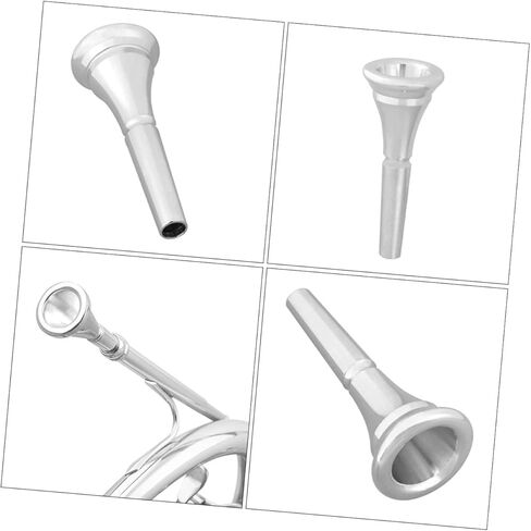 Mikinona French Horn Accessories Music Replacement Professional Cavalry Instrument Useful Accessories Metal Alto Player French Portable Bugle Accessory Horn Copper Tube Mouth France in Saudi Arabia