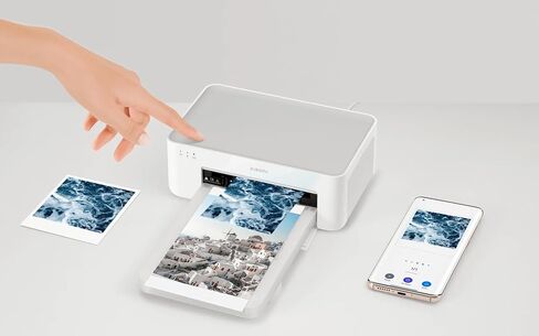 Xiaomi Instant Photo Printer 1S Set - Desktop Photo Printer, High-Resolution Image Quality, 6-inch/3-inch Photographic Paper and Ribbon Set, Instant Printing from Smartphone or Computer in Saudi Arabia
