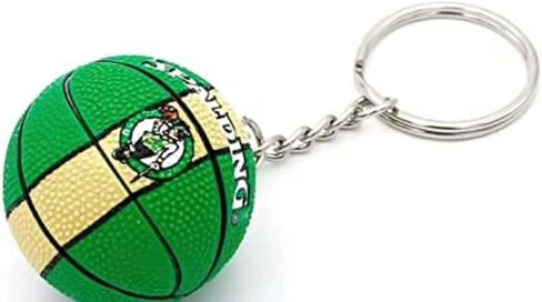 سلسلة مفاتيح IMPORTUNK لكرة السلة لمحبي سلسلة مفاتيح الكرة حلقة مفاتيح (أخضر وذهبي) in Kuwait