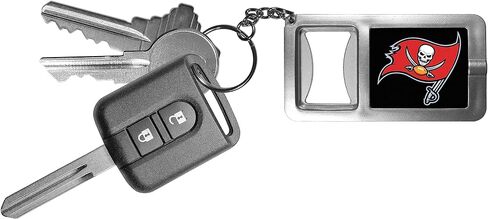 Siskiyou Sports NFL unisex-adult Flashlight Key Chain With Bottle Opener in Saudi Arabia