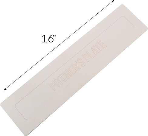 Crown Sporting Goods - Throw Down Baseball Bases, Home Plate, & Pitcher's Mound - Thin Rubber Great for Baseball, Softball, Kickball Games & Practice in Kuwait