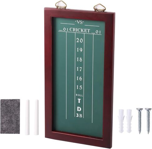 GSE Chalk Dart Scoreboard for Dart Board Cricket & 01 Dart Games with Chalks and Chalk Wipe (Chalk Scoreboard) in Saudi Arabia