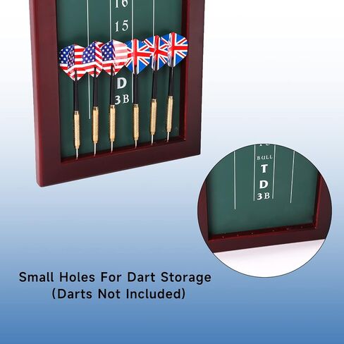 GSE Chalk Dart Scoreboard for Dart Board Cricket & 01 Dart Games with Chalks and Chalk Wipe (Chalk Scoreboard) in Saudi Arabia