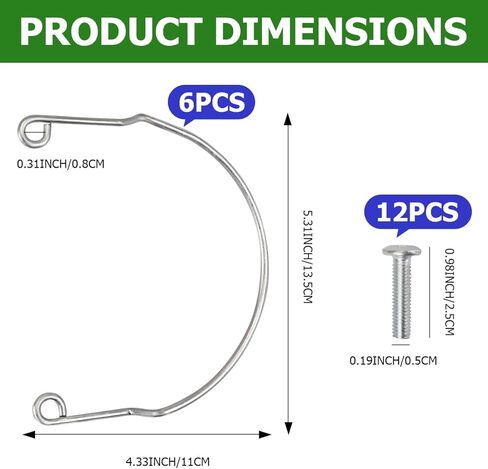 دعامة تثبيت شبكية للجيب من الفولاذ المقاوم للصدأ، حامل جيب شبكي قوي ومستقر لطاولة البلياردو الكبيرة، طاولة البلياردو العلوية (6 قطع) in Kuwait