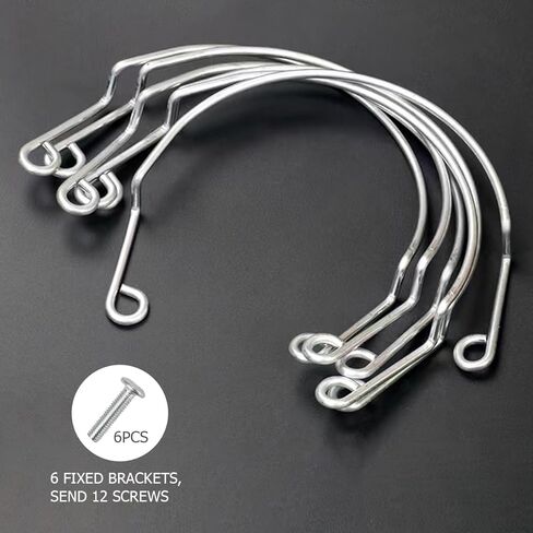 دعامة تثبيت شبكية للجيب من الفولاذ المقاوم للصدأ، حامل جيب شبكي قوي ومستقر لطاولة البلياردو الكبيرة، طاولة البلياردو العلوية (6 قطع) in Kuwait