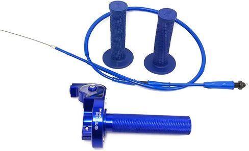 7/8 Inch 22mm Throttle Twists Grip CNC Aluminum With Throttle Cable And Handlebar Grip For 50cc 125cc 150cc 250cc Dirt Bike Motorcycle Accessories in Kuwait