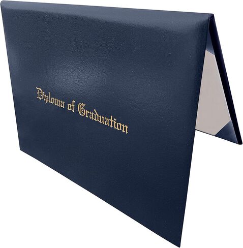 Smooth Leather Imprinted Diploma Cover for Graduation Certificate Holder Size in 8 1/2" x 11" (Tent Style) in Saudi Arabia