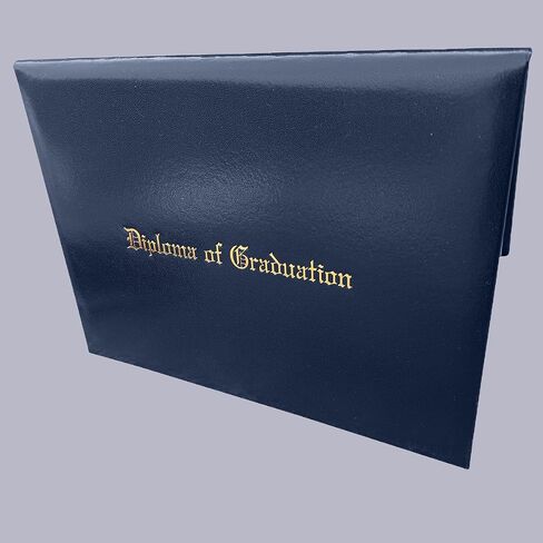 Smooth Leather Imprinted Diploma Cover for Graduation Certificate Holder Size in 8 1/2" x 11" (Tent Style) in Saudi Arabia