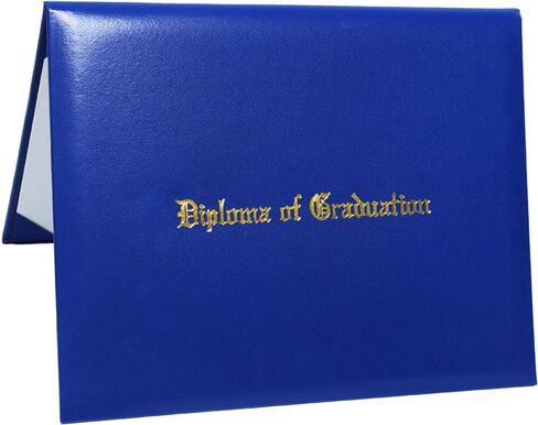 Smooth Leather Imprinted Diploma Cover for Graduation Certificate Holder Size in 8 1/2" x 11" (Tent Style) in Saudi Arabia
