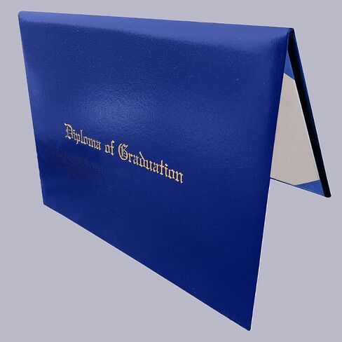 Smooth Leather Imprinted Diploma Cover for Graduation Certificate Holder Size in 8 1/2" x 11" (Tent Style) in Saudi Arabia