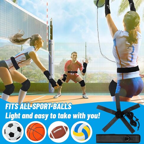 مجموعة مساعدة لمعدات تدريب الكرة الطائرة مكونة من 9 قطع من Hiboom تتضمن حزام تدريب الكرة الطائرة وأشرطة اليد ودعامات الذراع ودعامات الركبة وحبل الشعر وعصابة الرأس ومضخة الرباط وحقيبة المكياج وهدايا الكرة الطائرة للمبتدئين in Kuwait