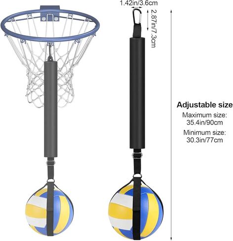 hautllaif Volleyball Spike Training System Volleyball Spike Trainer Aid Practice Equipment Aid，Jumping, Arm Swing Mechanics and Spiking Power in Kuwait