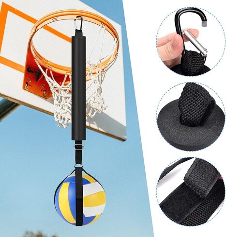hautllaif Volleyball Spike Training System Volleyball Spike Trainer Aid Practice Equipment Aid，Jumping, Arm Swing Mechanics and Spiking Power in Kuwait