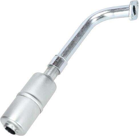 GREHUA ترقية طقم كاتم صوت ماسورة العادم مع درع الحرارة للمفترس 420cc 301cc 389cc 13hp 15hp GX270 GX340 GX390 Go Kart Mini Bike Performance Parts Golf Cart Mud Boats Lawnmower OHV Engine in Saudi Arabia
