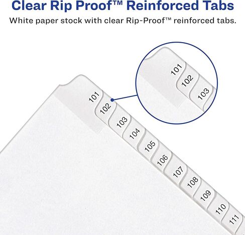 Avery Collated Legal Dividers Allstate Style, Letter Size, EXHIBIT A-Z Tab Set ( 82105) in Saudi Arabia