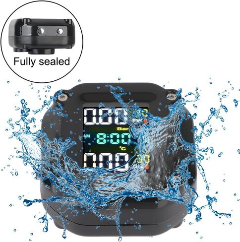 نظام تنبيه لمراقبة ضغط إطارات الدراجات النارية من ليبي، شاشة LCD، درجة حرارة إطار المحرك مع 2 مستشعر خارجي in Kuwait