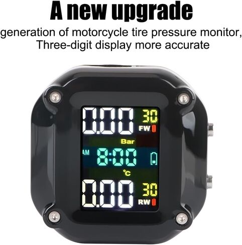 نظام تنبيه لمراقبة ضغط إطارات الدراجات النارية من ليبي، شاشة LCD، درجة حرارة إطار المحرك مع 2 مستشعر خارجي in Kuwait