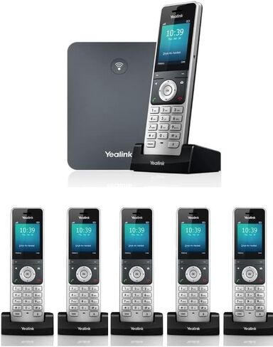 مجموعة Yealink IP Phone W76P من قاعدة W70B وسماعة W56H + سماعة أذن واحدة W56H... (1 × W56H) in Kuwait