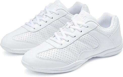 Girls Cheer Shoes White Dance Shoes Youth Lightweight Breathable Cheerleading Sneakers in Saudi Arabia