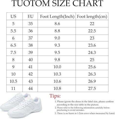 Girls Cheer Shoes White Dance Shoes Youth Lightweight Breathable Cheerleading Sneakers in Saudi Arabia