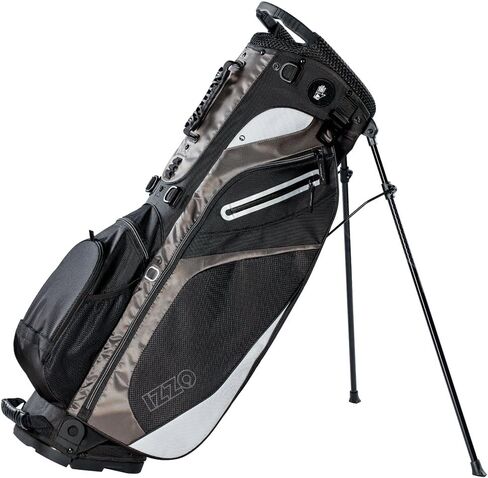 حقيبة الجولف IZZO Golf Izzo Lite Stand خفيفة للغاية مثالية للحمل في ملعب الجولف، مع أشرطة مزدوجة لسهولة حمل حقيبة الجولف in Saudi Arabia