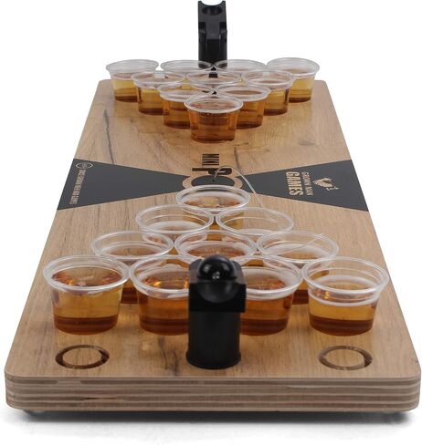 Mini Beer Pong - Drinking Game - Party Game - Beer Game - Tabletop Beer Pong Table - Mini Pong Mini Game - Tabletop Beer Pong Set in Saudi Arabia
