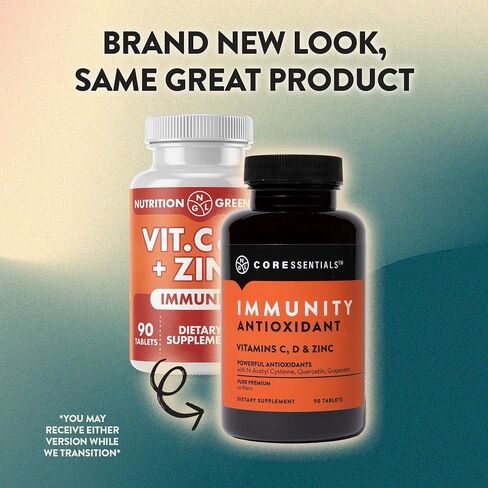NGL Immunity Antioxidant Vitamins C,D, & Zinc | N-Acetyl, Cysteine, Quercetin, Grapeseed | 90 Tablets in Saudi Arabia