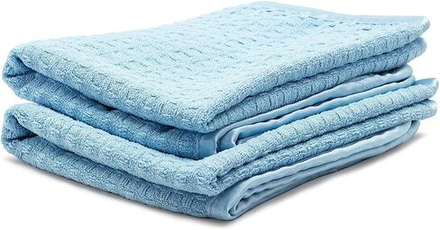 Adam's Polishes Waterless Wash Microfiber Towel - Waffle Weave Design Traps Dirt & Safely Cleans Your Car, Boat, RV, Truck, and More - Dries, Cleans with Waterless Wash System (2 Pack) in Saudi Arabia