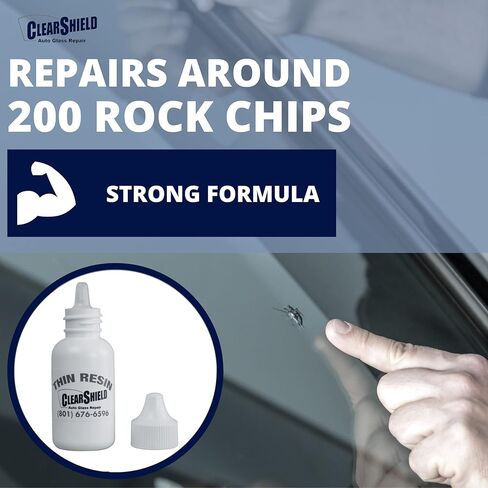 Clearshield Windshield Repair Resin - Auto Glass Repair Resin - Resin for Glass Scratch Repair - 1 Pack 30 ml Thin Resin in Saudi Arabia