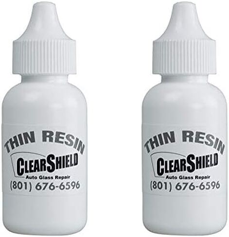 Clearshield Windshield Repair Resin - Auto Glass Repair Resin - Resin for Glass Scratch Repair - 1 Pack 30 ml Thin Resin in Saudi Arabia