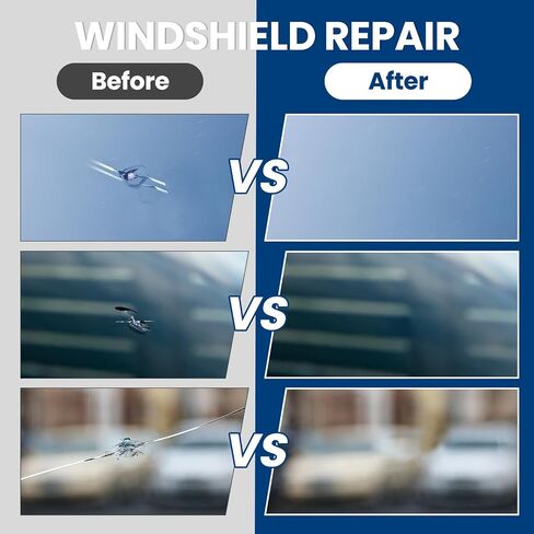Windshield Repair Kit,Windshield Chip Repair Kit for Chips and Cracks,Glass Chip Repair Kit with 2 Bottles of Resin Liquid for Quick Repair of Auto Glass Chips and Cracks, Auto Windshield Repair Kit in Saudi Arabia
