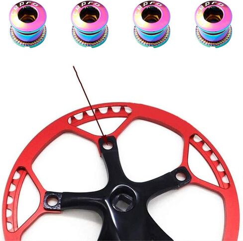 5 مجموعة من مسامير سلسلة واحدة M8 ومسامير فولاذية مناسبة لدراجات الطرق، والدراجات الجبلية، وBMX، وMTB (ملونة) in Kuwait