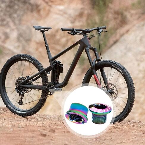 5 مجموعة من مسامير سلسلة واحدة M8 ومسامير فولاذية مناسبة لدراجات الطرق، والدراجات الجبلية، وBMX، وMTB (ملونة) in Kuwait