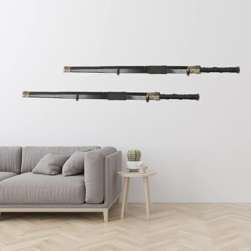 WANLIAN Wall-Mounted Sword Stand Display Stand, Sword Stand, Sword Holder, Sword Stand, Sword Hook, Sword Hanger Bracket Rack - Support All Swords - No Sword - 2 Pack in Saudi Arabia
