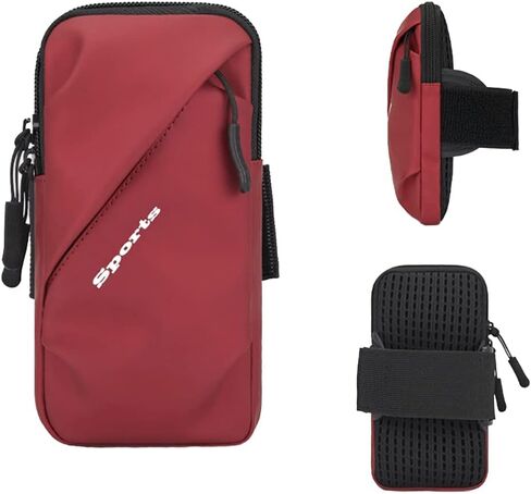 Phone Armband Sleeve for Running Phone Arm Bands with Workout - Fits Phone and Android - Phone Use for Running, Workout Walking Gym, Hiking, Biking (Black) in Saudi Arabia