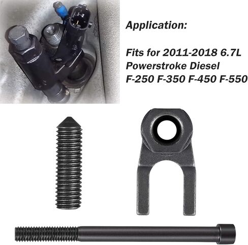 أداة إزالة حاقن الوقود PIILOO 3418 متوافقة مع Ford 6.7L Powerstroke Diesel F-250 F-350 F-450 F-550 2011-2018 in Kuwait