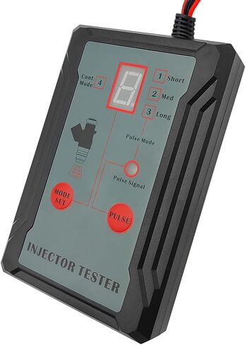 Upgraded Fuel Injector Tester and Cleaner Kit with 2 Adapters, 8 Pulse, 12V/5V Output Power Modes - DIY Cleaning Tool with Short Circuit Protector - Test Two Fuel Injectors Simultaneously in Saudi Arabia