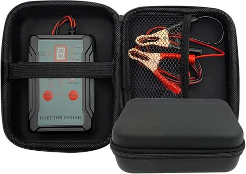 Upgraded Fuel Injector Tester and Cleaner Kit with 2 Adapters, 8 Pulse, 12V/5V Output Power Modes - DIY Cleaning Tool with Short Circuit Protector - Test Two Fuel Injectors Simultaneously in Saudi Arabia