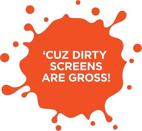 ووش! بخاخ ومسح منظف الشاشة - 1 أونصة سائلة + 1 قطعة قماش تنظيف من الألياف الدقيقة - منظف عدسات بحجم مناسب للسفر للسيارة والكمبيوتر والكمبيوتر المحمول وأجهزة iPad وMacBook والهاتف والساعة والنظارات - مجموعة أدوات التنظيف الإلكترونية in Kuwait