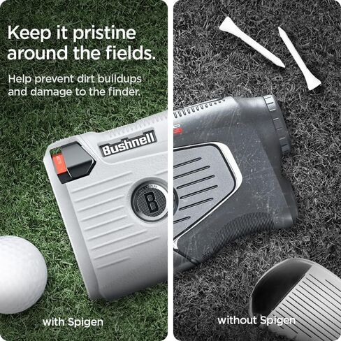 Spigen Golf Silicone Fit Rangefinder Case Designed for Bushnell Pro X3 Rangefinder Case - Light Gray in Saudi Arabia