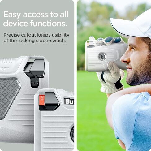 Spigen Golf Silicone Fit Rangefinder Case Designed for Bushnell Pro X3 Rangefinder Case - Light Gray in Saudi Arabia