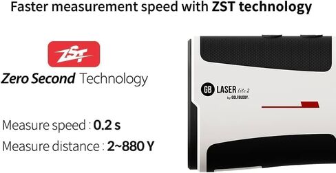 GOLFBUDDY Lite 2 Golf Laser Rangefinder, Faster Measurement Speed, Pin Finder & One Click Scan Mode, 880 Yards Putting Range, Accurate Measurement with Vibration, 6X Magnification, Water-Resistant in Saudi Arabia