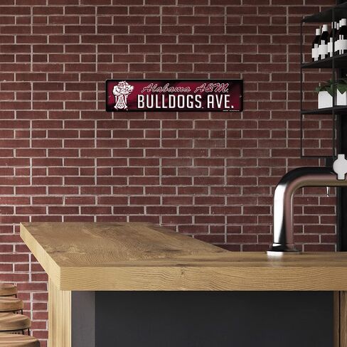 Rico Industries NCAA Plastic Street Sign Plastic 4" x 16" Street Sign in Kuwait