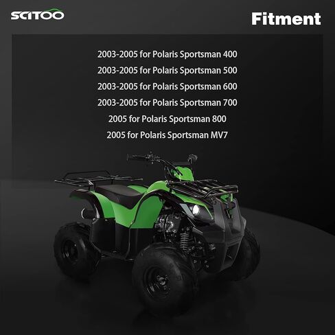 SCITOO Rear CV Axle Fit For 2003 2004 2005 for Polaris Sportsman 400/500/600/700/800 Rear Left Right Drive Shaft CV Axle 1380240 1380197 in Saudi Arabia
