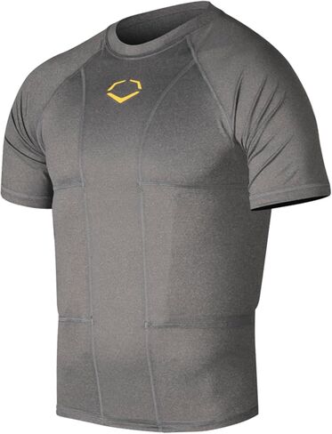 EvoShield Adult Performance Rib Shirt and Shields - Grey, 2X-Large in Saudi Arabia